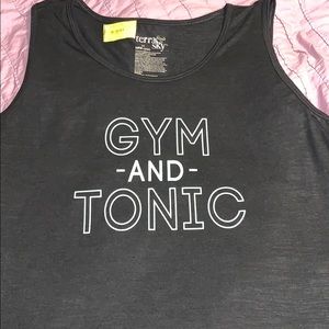 Terra & Sky workout tank black size 1x 16-18w NWT
